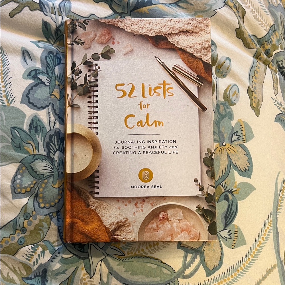 52 Lists for Calm Journal by Moorea Seal